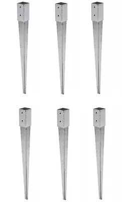 £59.99 • Buy Fence Post Spike Holder Garden Metal Drive In Stakes Rust Resistant 71x71mm