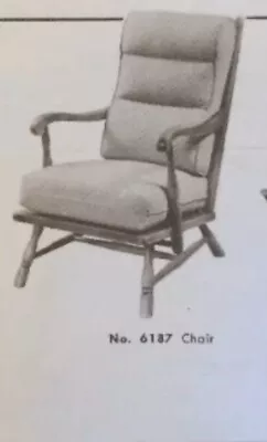 Cushman Colonial Creation Forest Hall Chair #6187 With Cushions • $500