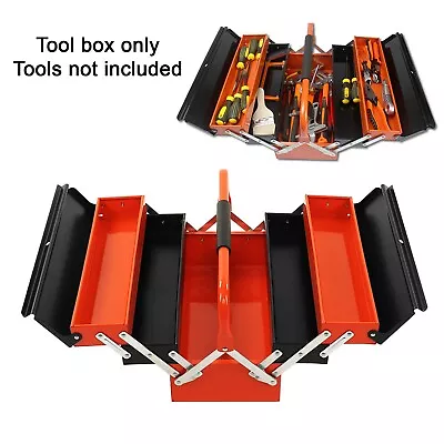 5 Tray Cantilever Storage Tool Box Organiser Drawer Toolbox Metal Mechanic • $31.99