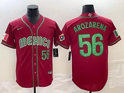 Randy Arozarena Mexico 2023 World Baseball Classic Jersey Red • $43.50