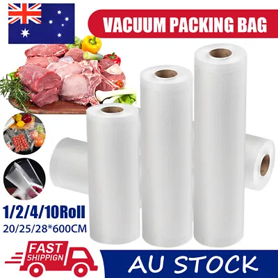 Food Vacuum Sealer Bags Rolls Vaccum Food Saver Storage Seal Bag Pack Embossed • $5.59