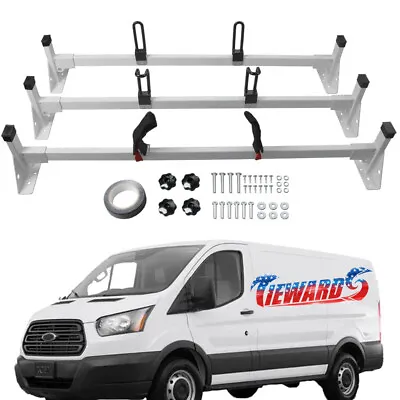 3 Bar Ladder Roof Racks For 2015-2023 Ford Transit 150 250 350 Cargo Van 750 LBS • $200.99