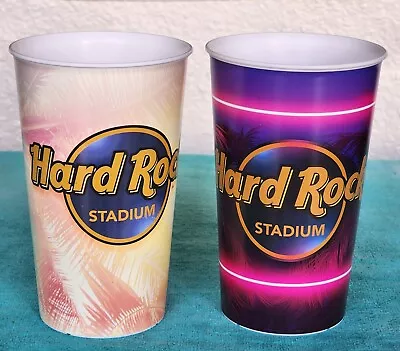 Miami Dolphins - 2 - Hard Rock Stadium  -  Logo   Event Cups  - Nfl - Football • $5.95