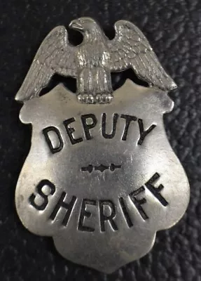 Antique Obsolete Deputy Sheriff Badge Ed Jones California • $350