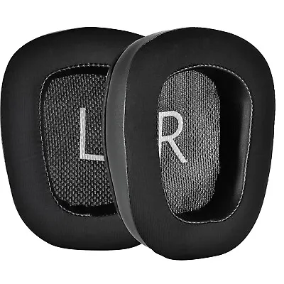 2Pcs L+R Protein Leather Headphone Earpads Cushion Cover For Logitech G35 G930 • £12.70