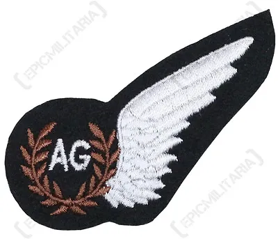 £6.25 • Buy WW2 British RAF AIR GUNNERS WING Flying Badge - Uniform Patch Trade Brevet New
