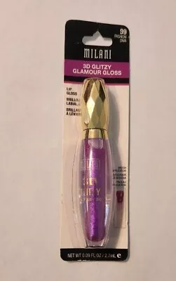 Milani Glitzy 3D Glamour Gloss - You Choose.  Carded. • $7.89