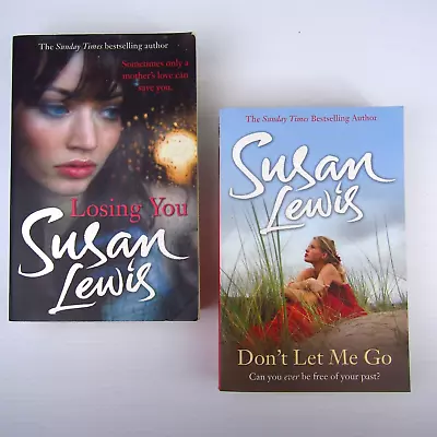 Losing You & Don't Let Me Go: Large Paperback Novels By Susan Lewis: Romance • $22.95