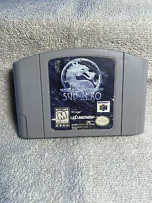 Mortal Kombat Mythologies : Sub Zero - Nitendo 64 Game (Works) (Clean) • $25