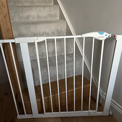 Lindam Easy-Fit Plus Deluxe Pressure Fit Safety Gate - White - COLLECTION ONLY • £15