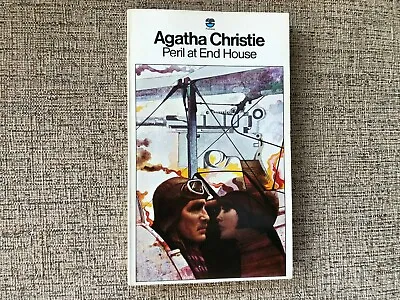 £5 • Buy PERIL AT END HOUSE   Agatha Christie Paperback  Tom Aams Cover