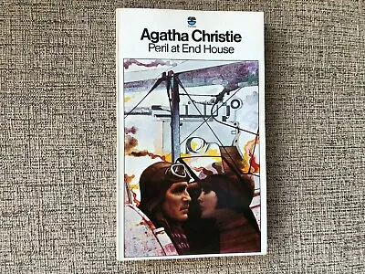 £5 • Buy PERIL AT END HOUSE   Agatha Christie Paperback  Tom Aams Cover