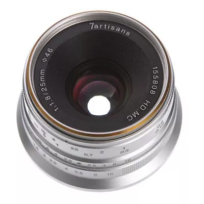 7artisans Manual Focus 25mm F/1.8 Prime Lens Fr Panasonic/Olympus M4/3 Mount Hot • $125.39