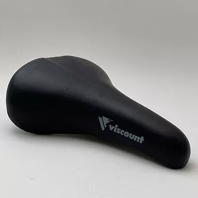 Vintage Viscount Seat Saddle MTB Tour 2218 Black Bike Mountain A44 • $19.99