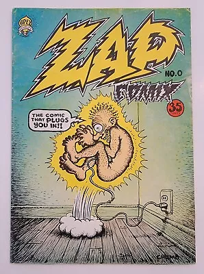 ZAP COMIX #0 VG Robert Crumb Story & Art 4th Print 1970 APEX Vintage Bronze Age  • £31.34