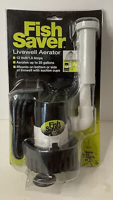 Marine Metal FS-4 Fish Saver Livewell Aerator 12V DC Aerates Up To 25 Gallons • $28.87