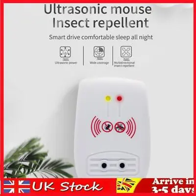 Ultrasonic Mosquito Mouse Repeller Electronic Anti Rodent Insect Pest Control • £5.89