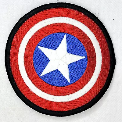 Captain America Shield Embroidered Morale Patch Iron On Sew On • $4.98