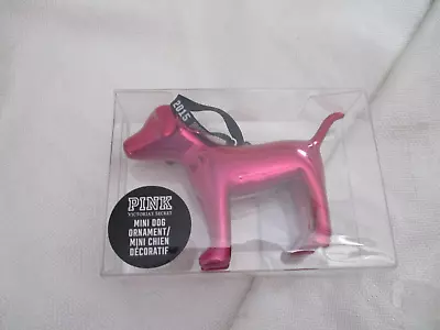 Victoria's Secret PINK Limited Edition PINK NATION 2015 Mini Dog Ornament Pink • $9.74