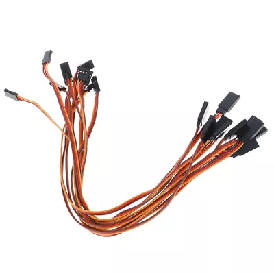 10Pcs 30cm Servo Extension Lead Wire Cable For RC Futaba JR Male To Female 3_y S • £4.32