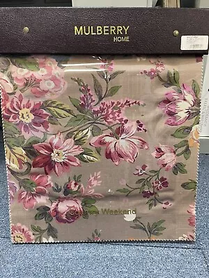 Mulberry Home Country Weekend Ex Display Fabric Sample Book. Rare 2012 • £49.99