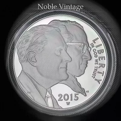 2015 March Of Dimes Commemorative Proof 90% Silver Dollar - Coin In Capsule • $29.48