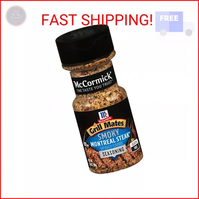 McCormick Grill Mates Smoky Montreal Steak Seasoning 3.4 Ounce (Pack Of 6) • $15.04