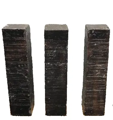 Pack Of 3 Macassar Ebony/Striped Ebony Turning Wood Blank 1-1/2  X 1-1/2  X 6  • $53.86