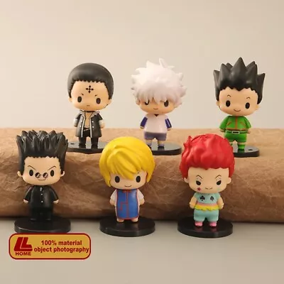 Anime Hunter GON·FREECSS Killua Zoldyck Hisoka Chrollo 6pcs PVC Figure Toy Gift • $46.19