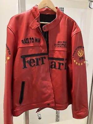 Michael Schumacher Ferrari Leather Jacket  • $166.69