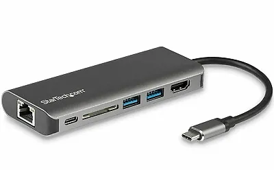 StarTech DKT30CSDHPD USB C Multiport Docking Station USB-C HDMI USB 3 SD Card • £26.99