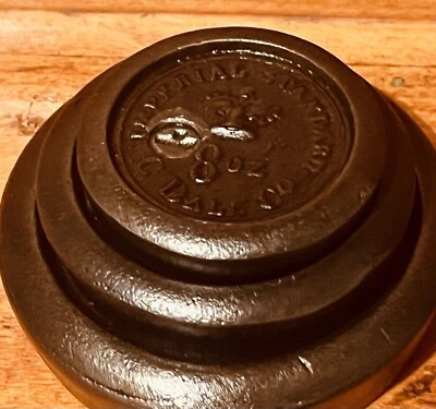 £21 • Buy 1900s Early Coalbrookdale & Co Cast Iron Scale Weights 8oz 1Ib 2Ib Edition