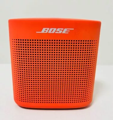 BOSE SOUNDLINK COLOR II Bluetooth Orange Speaker Tested & Working Great #040702 • $177