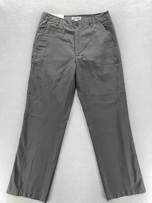 Calvin Klein Mercer Pants Mens 31x30 Gray Easy Fit Straight Leg Chino Flat Front • $19.99
