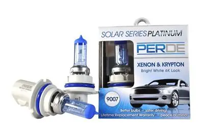 PERDE Solar Series Platinum 9007 Xenon-Enhanced Halogen Bulbs Left Right Pair • $29.96