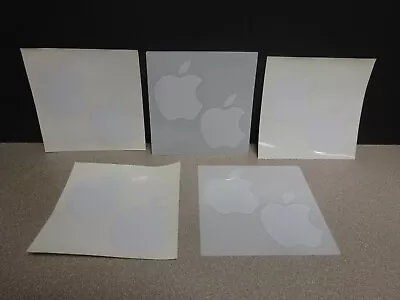 Lot Of Apple Sticker Genuine Logo 10 Total Stickers OEM Authentic White Mac Book • $9.99