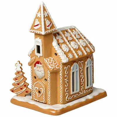 Villeroy & Boch WINTER BAKERY DECORATION:  Gingerbread Church # 6581 • $100