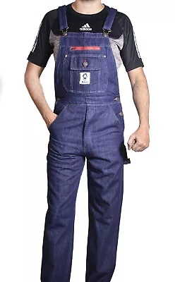 Men’s Bib Overalls- Denim Dungarees Workwear With Adjustable Straps-Heavy Duty • $34.99