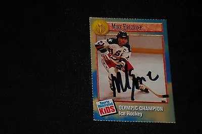 Mike Eruzione 1992 Si For Kids Signed Autographed Card #10  Miracle On Ice  Usa • $29.95