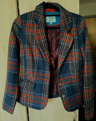 Dickins And Jones Blazer Tartan Blazer Jacket Smart Casual Workwear  • £30