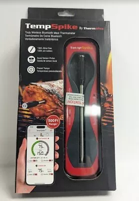 ThermoPro TempSpike Bluetooth Food Thermometer - Red/Black • $29