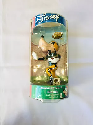 Disney Green Bay Packers Goofy Bobblehead Bobble Dobbles Wide Receiver Rare • $42