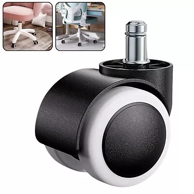 2 Inch Office Chair Caster Wheels Replacement Silent Rolling Floor Protection • $19.92