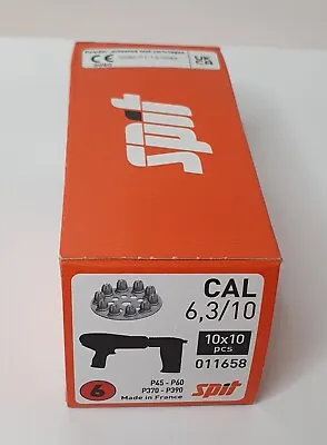 SPIT 011658 P370 High Strength 6.3/10 Calibre Disc Cartridges X 100 Red • £11.95