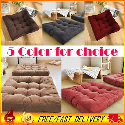 Floor Pillow Meditation Pillow Thick Tufted Seat Cushion Living Room 22  X 22  • $27.99