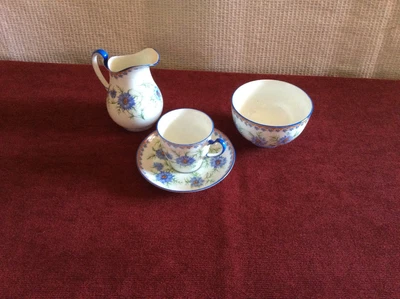 £15 • Buy Aynsley Cornflower  4 Piece Coffee Set