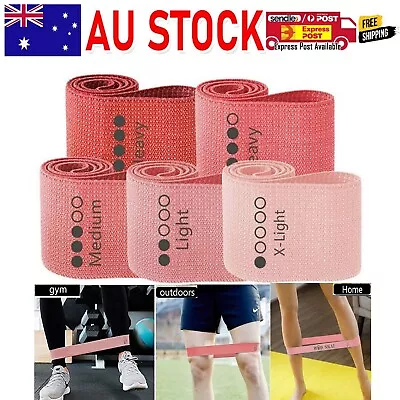 Pull Up Assistance Bands 5 Pcs Fabric Stretch Long Training Resistance Bands  • $29.99