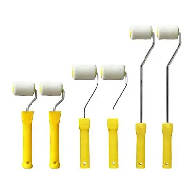 2Pcs Mini Paint Roller Paint Tools For Wall DIY Stenciling Home Decoration • £8.72