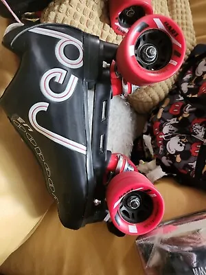 Labeda Voodoo U3 Black  Red  Roller Skates Men’s Size7 • $35