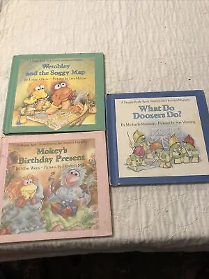 3 Vintage Fraggle Rock Hardbound Books Fraggles Jim Henson Muppets • $4.50